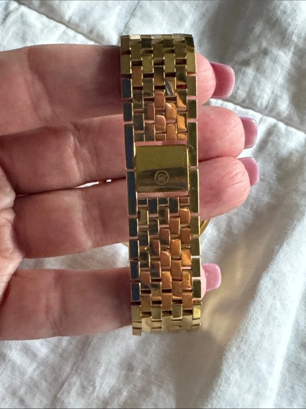 Gold Men's Movado Watch with Black face - Picture 4 of 7